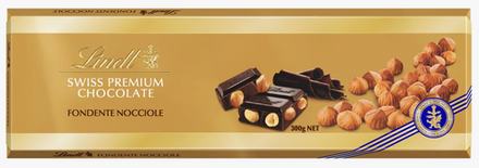 Шоколад Линдт Lindt Gold Молочный с цельным фундуком, 300 г. (902руб./шт.) (10шт./кор.) (Швейцария) ООО ГЛОБАЛ