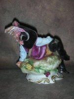 Статуэтка. Фарфор. Спящий мушкетёр. Capodimonte. Италия