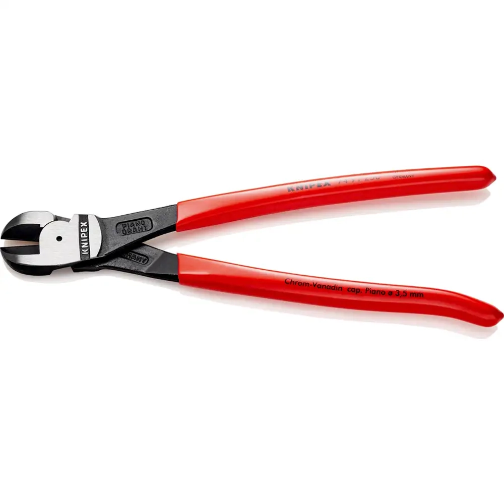 Кусачки боковые повышенной мощности черненые 250 мм Knipex 74 91 250 SB