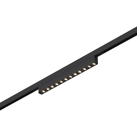 ST666.446.10 Магнитный трековый светильник Черный LED 1*10W 4000K 430Lm Ra&gt;90  IP20 L196xW10xH18 24V SUPER5