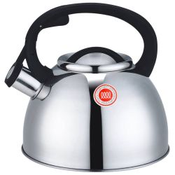 ЧАЙНИК AGNESS "CLASSIC" СО СВИСТКОМ 2,5 Л НЖС, ИНДУКЦИОН. ДНО (КОР=12ШТ.)