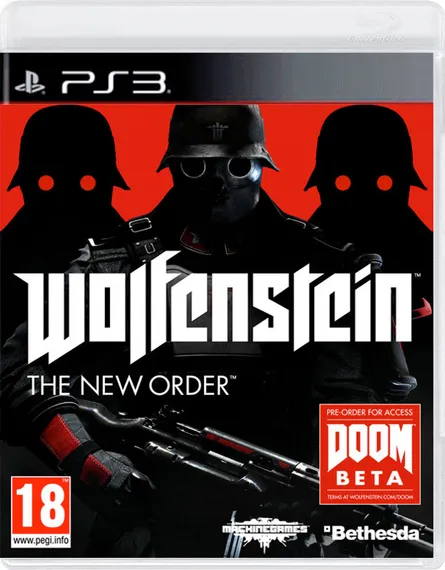 PS3 Wolfenstein: The New Order (Б/У, Русские субтитры, BLES-01909)