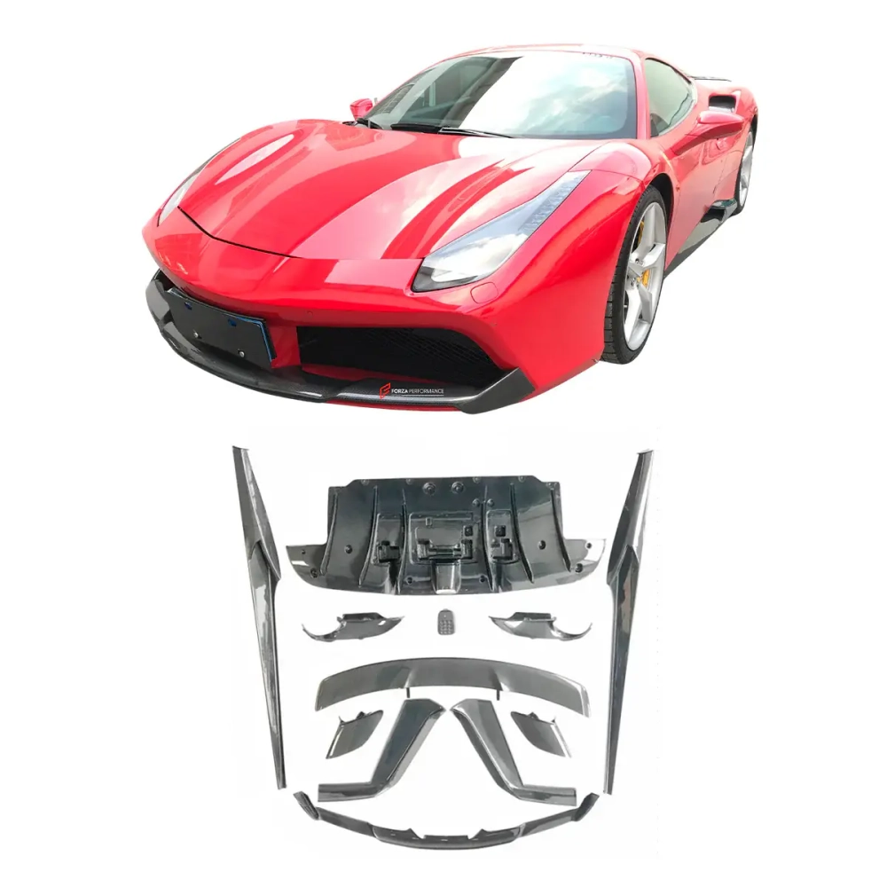 Карбоновый обвес для Ferrari 488 GTB 2015-2020 Феррари