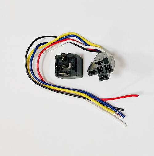 Реле универсальное 5-ти контактное в сборе с разъемом и диодом