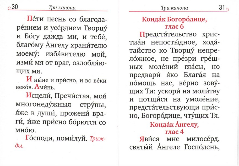 Правило ко Святому Причащению (карманный формат, закладка)