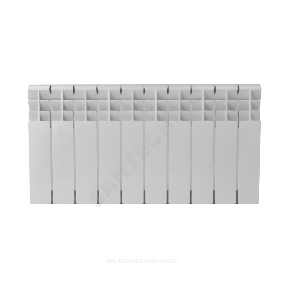 Радиатор биметаллический Ultra Plus 350 10 секций Qну=1050 Вт RAL 9016 (белый) Ogint