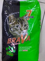 Наполнитель для кошек минеральный зеленый 7л