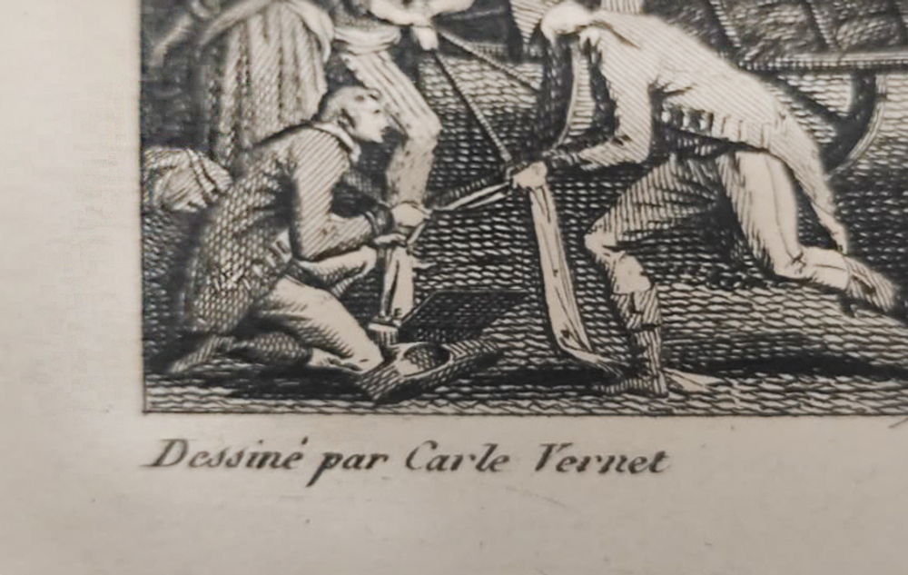 Битва в Кастильоне. Гравюра из альбома Военные кампании Франции. Париж.1834