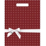 Пакет ПЭ с вырубной ручкой 31+6Тико глянец (Горох подарочный) Р (комплект 50 шт)