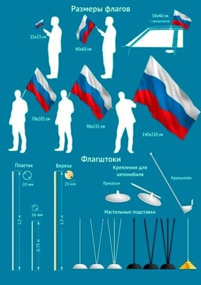 Флаг «За нашу Советскую Родину» 90x135 см