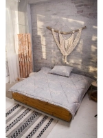 Одеяло 1.5 зимнее всесезонное утепленное лен хлопок