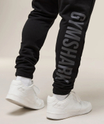 Штаны GYMSHARK Power Wordmark Joggers Black