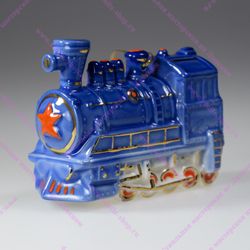 Фарфоровая ёлочная игрушка Паровоз