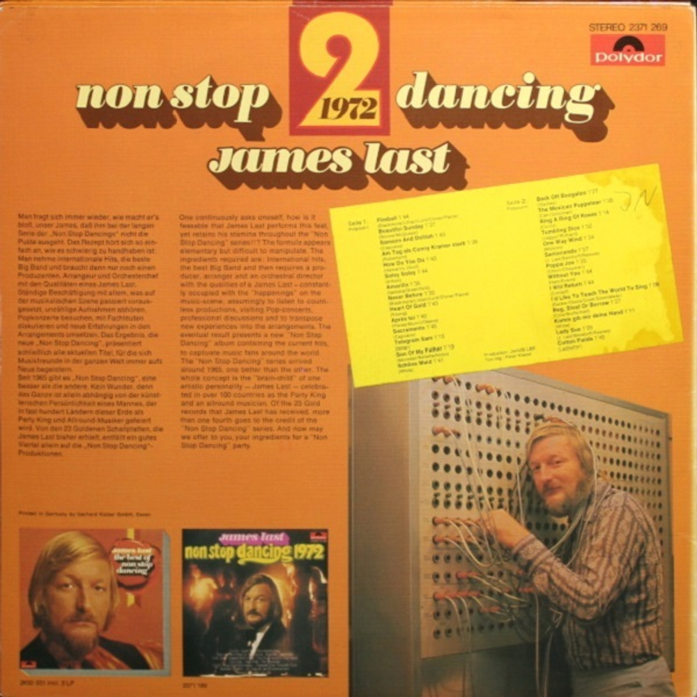 James Last / Non Stop Dancing 1972-2 (LP)