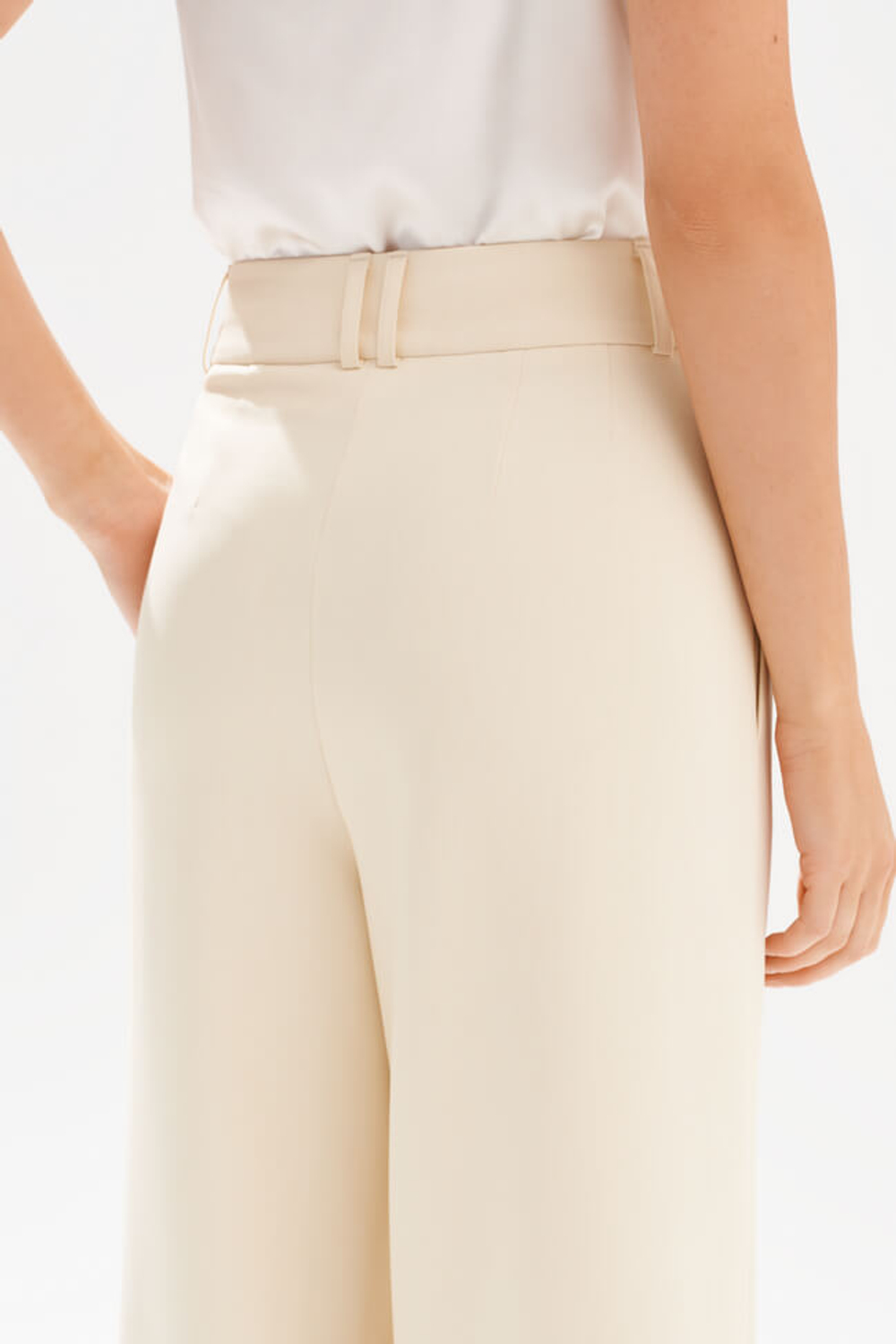 31265 Брюки женские (сливочный)