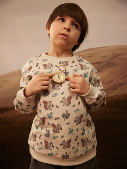 Утеплённый свитшот Mjölk Белочки