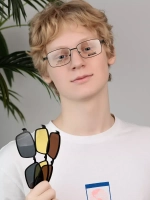 Оправа для очков с магнитными накладками 4в1