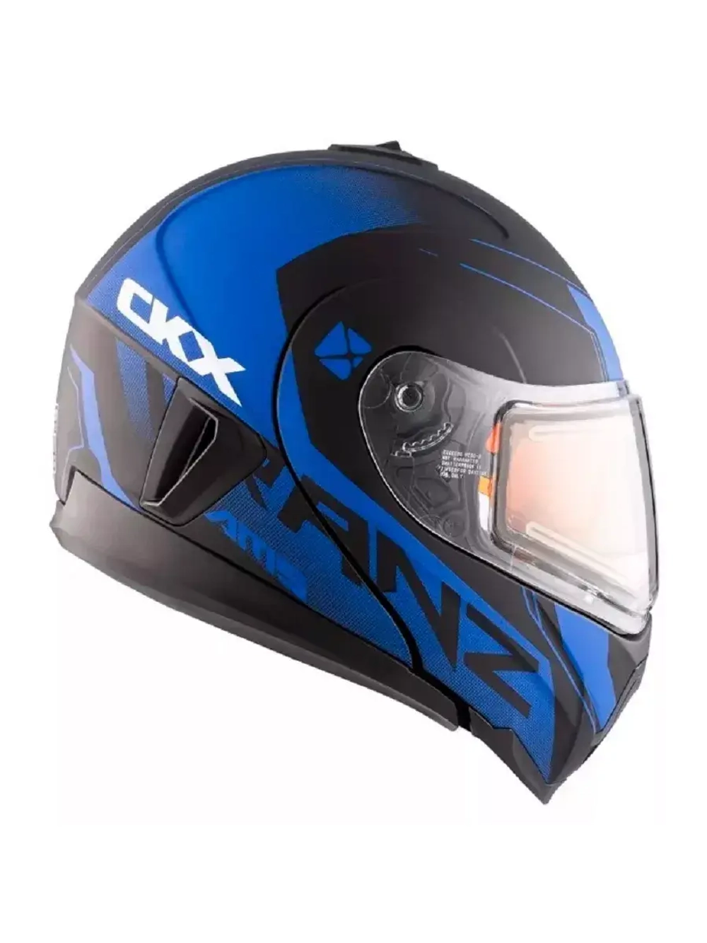 Шлем CKX TRANZ 1,5 Ams DL+EDL Caliber Matt blue XS