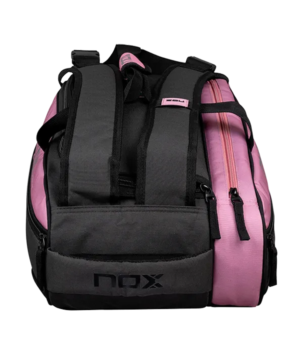 Сумка для падел NOX Street Gris-Rosa 2024 термо-большая-5 ракеток