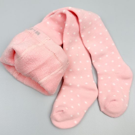 Колготки махровые, Розовые