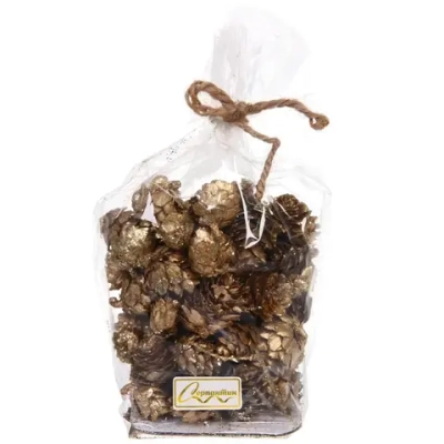 Композиция для декора «Волшебные шишки» (150гр), золото