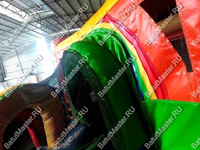 Детский надувной батут "Мир радости" 3,5*3*2,2 м
