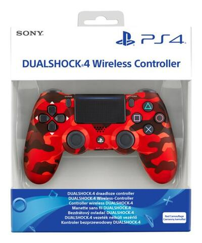 Dualshock 4 v2 RED CAMOUFLAGE Красный Камуфляж
