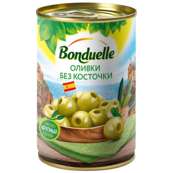 Оливки без косточки Bonduelle 212 мл