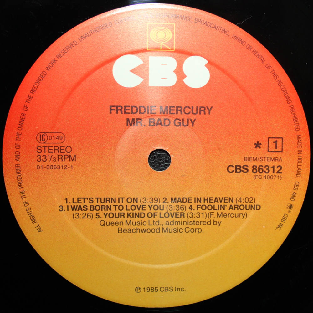 Freddie Mercury / Mr. Bad Guy (LP)