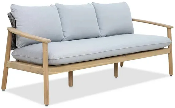 Комплект Freeport из массива акации, трехместный диван, 2 кресла, столик