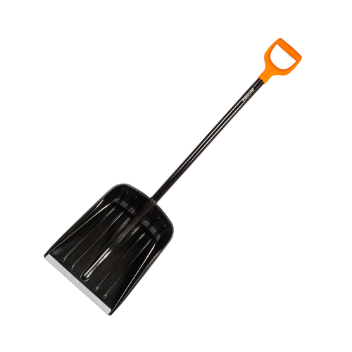 ЛОПАТА СНЕГ. "SNOWXPERT" 355*450 ММ  АЛЮМ. ЧЕРЕНОК, РУЧКА, АЛЮМ. ПЛАСТИНА (1) "FISKARS" 1026793