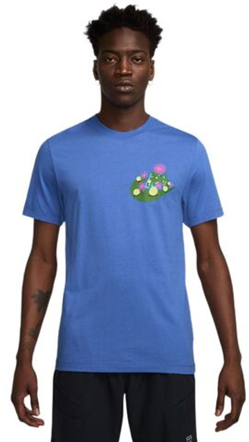 Мужская теннисная футболка Nike Court Tennis - comet blue