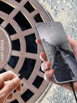 ДЛЯ СМАРТФОНА И ПК эндоскоп , гибкая камера для труднодоступных мест с переходником TYPE-C