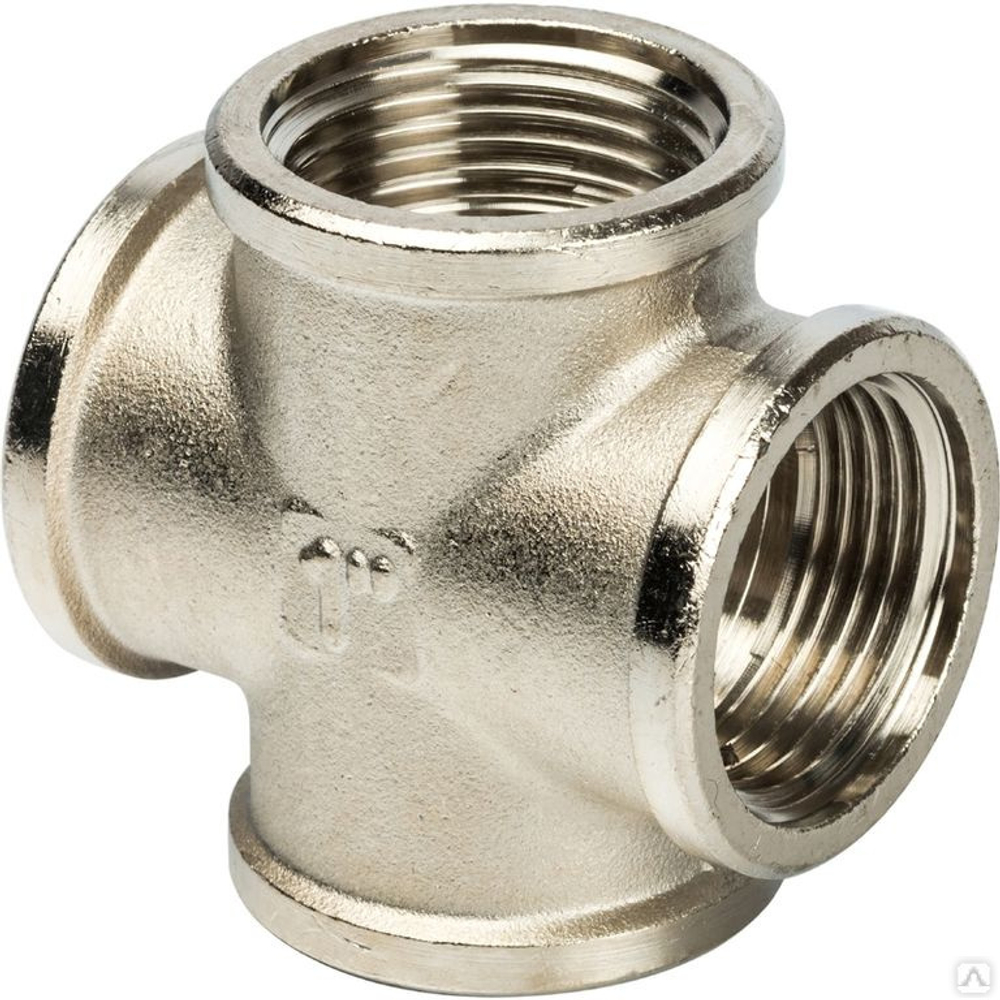 Крестовина 20 (3/4") никель