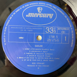 Винтажная виниловая пластинка LP Rod Stewart Smiler (Japan 1979) (Obi)