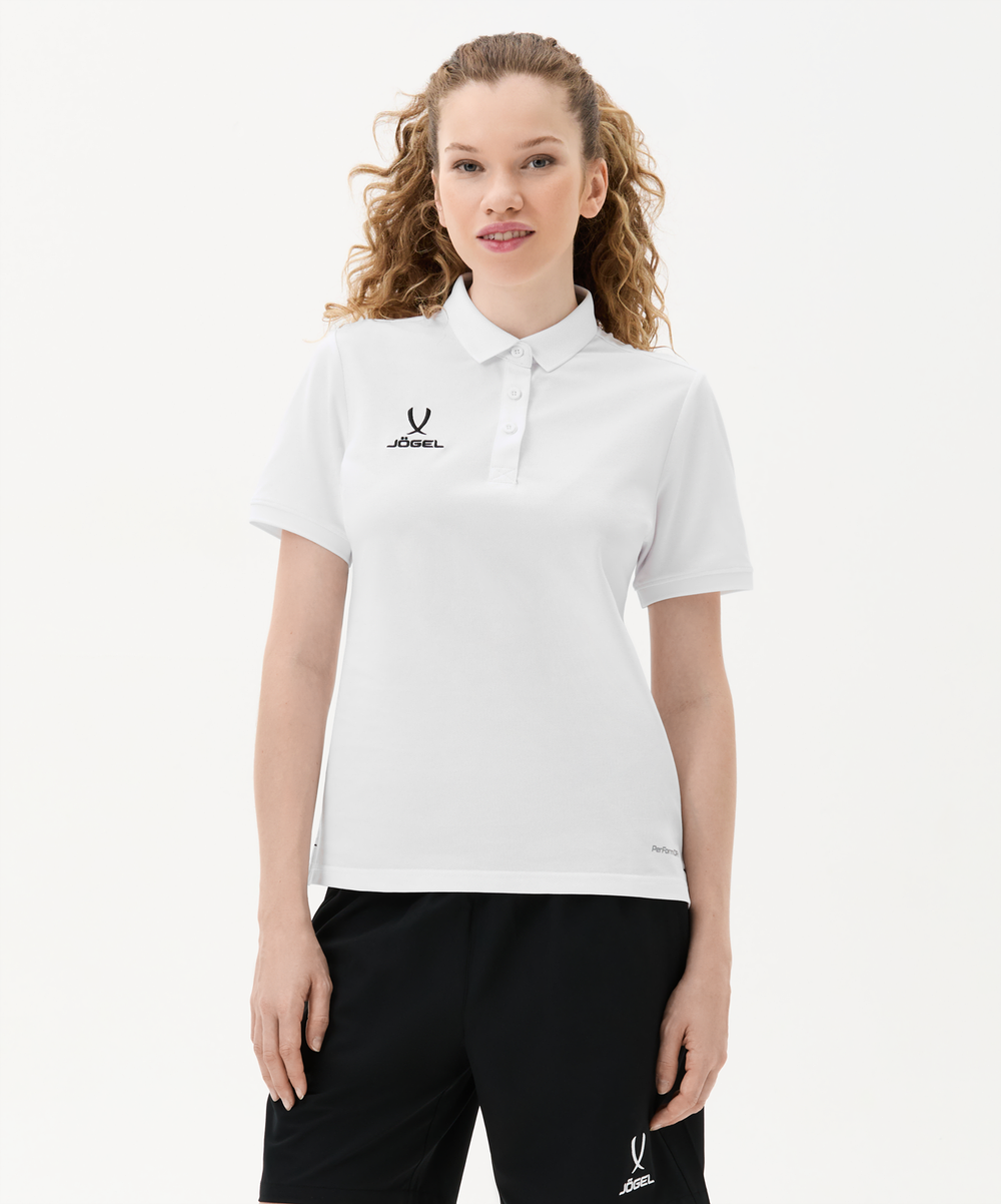 Поло женское JÖGEL PREMIER PerFormDRY CVC Polo W, белый