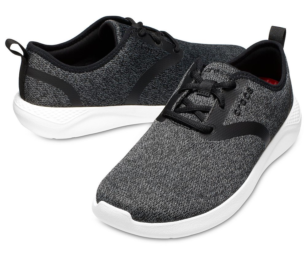 Кроссовки Crocs Men's LiteRide Lace-Up Черные