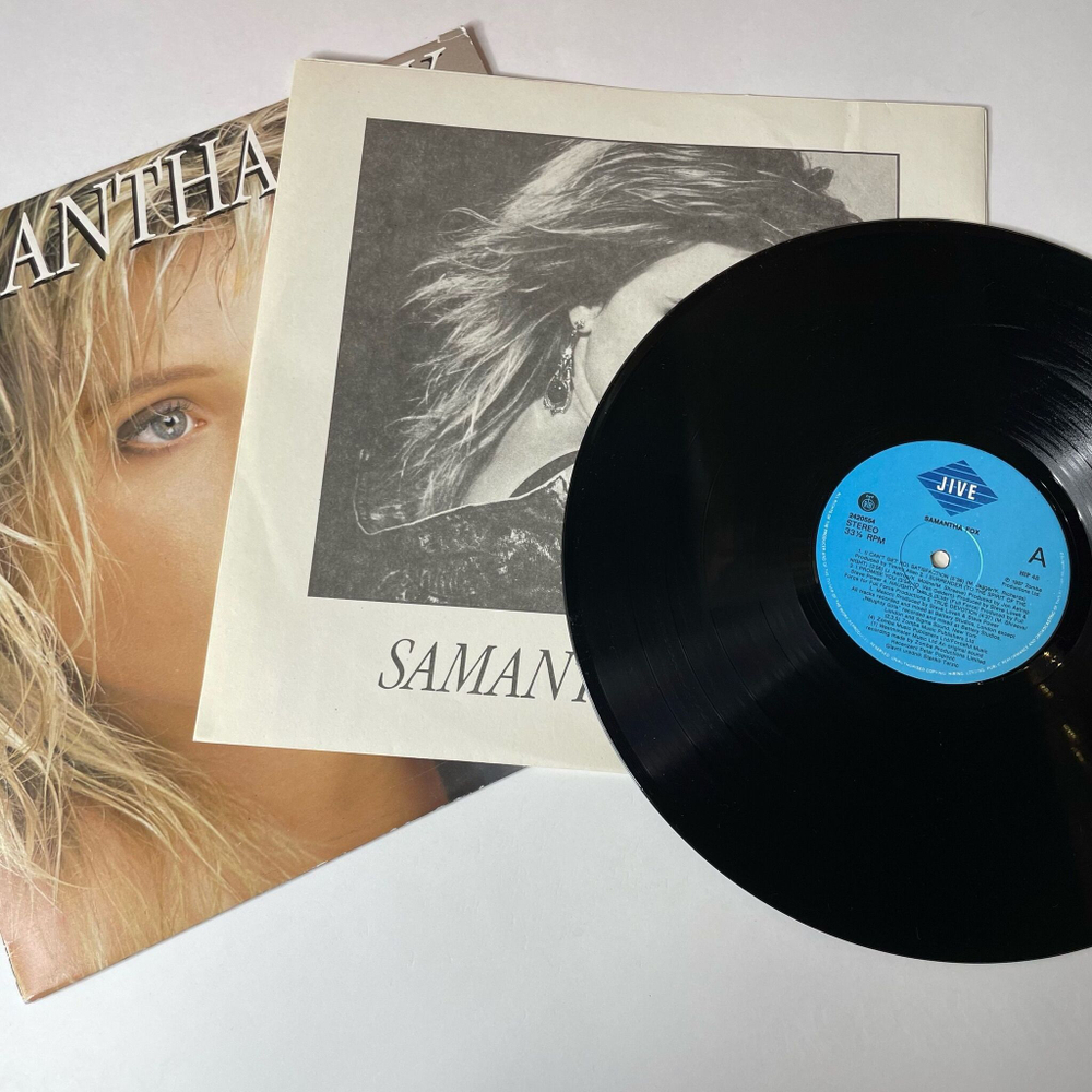 Винтажная виниловая пластинка LP Samantha Fox (Югославия 1987)