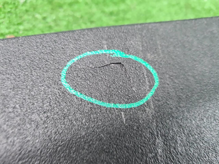 Пыльник переднего бампера Lexus RX 5 (2022-н.в.)