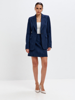 Юбка Пикси из фактурного денима