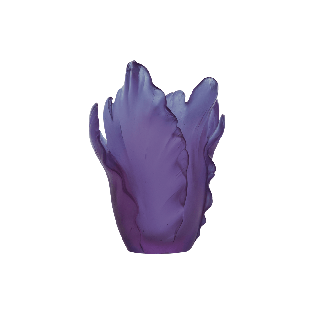 Ваза Daum Tulip фиолетовая, 17 см