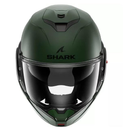 Мотошлем Shark OXO Blank Mat, цвет Зеленый Матовый