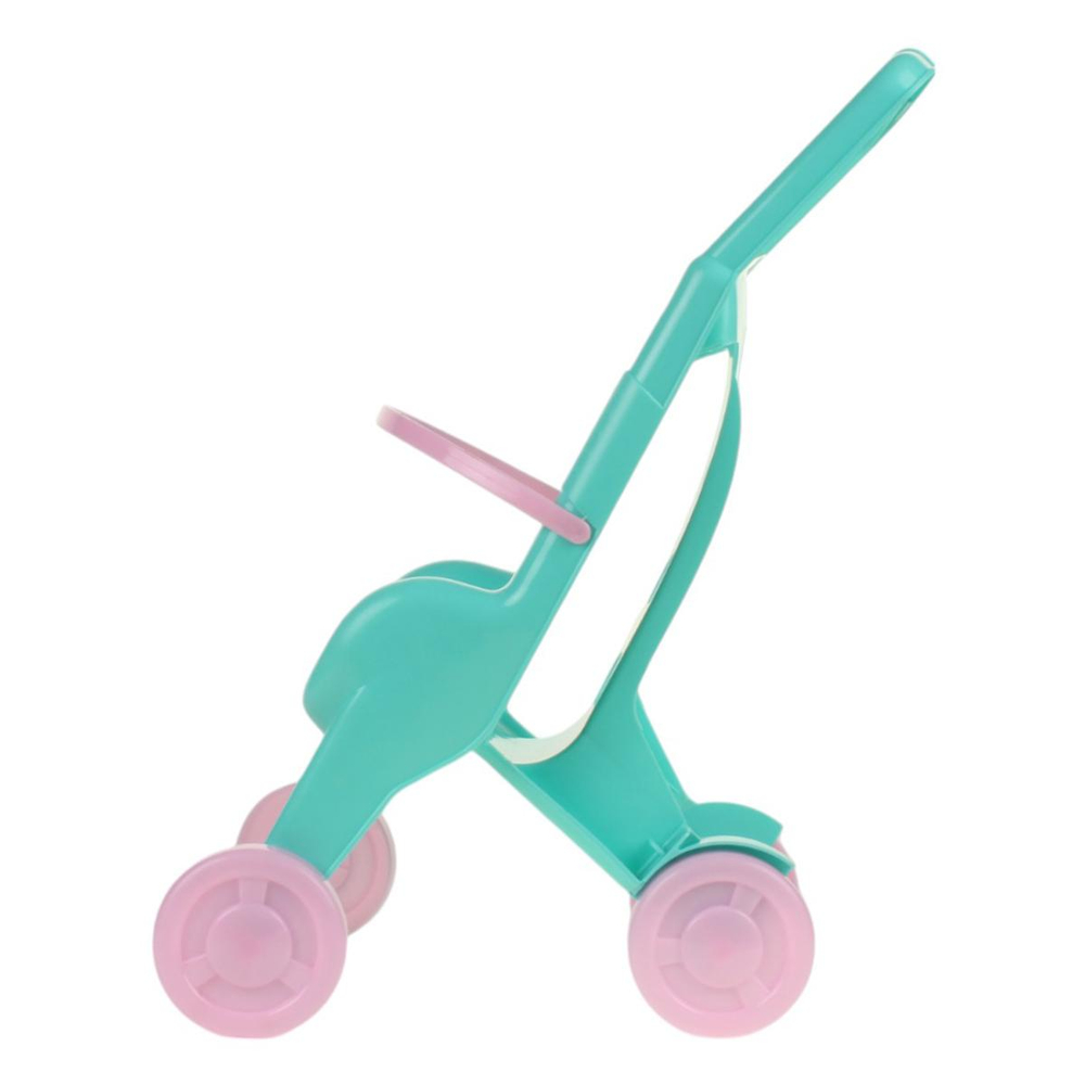 Коляска пластмассовая, бирюзовая RRB-113 (32*28*48 см)