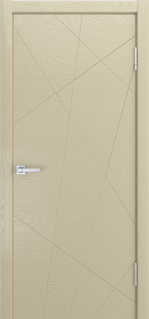 Межкомнатная дверь Мальта глухая / Цвет Капучино / Двери Верда