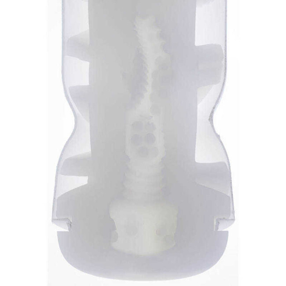 Мастурбатор из силиконового геля Genmu Missy, фиолетовый (Цвет: Фиолетовый, Вкладка белая)