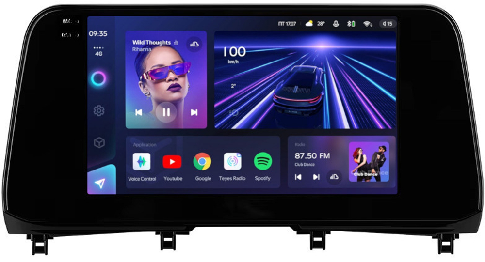 Магнитола для Lexus RX200t, RX300, RX350, RX450h AL20 2015-2019 (ШГУ 8" с шайбой) - Teyes CC3-2K монитор 10.36" 2K QLED на Android 10, ТОП процессор, CarPlay, 4G SIM-слот