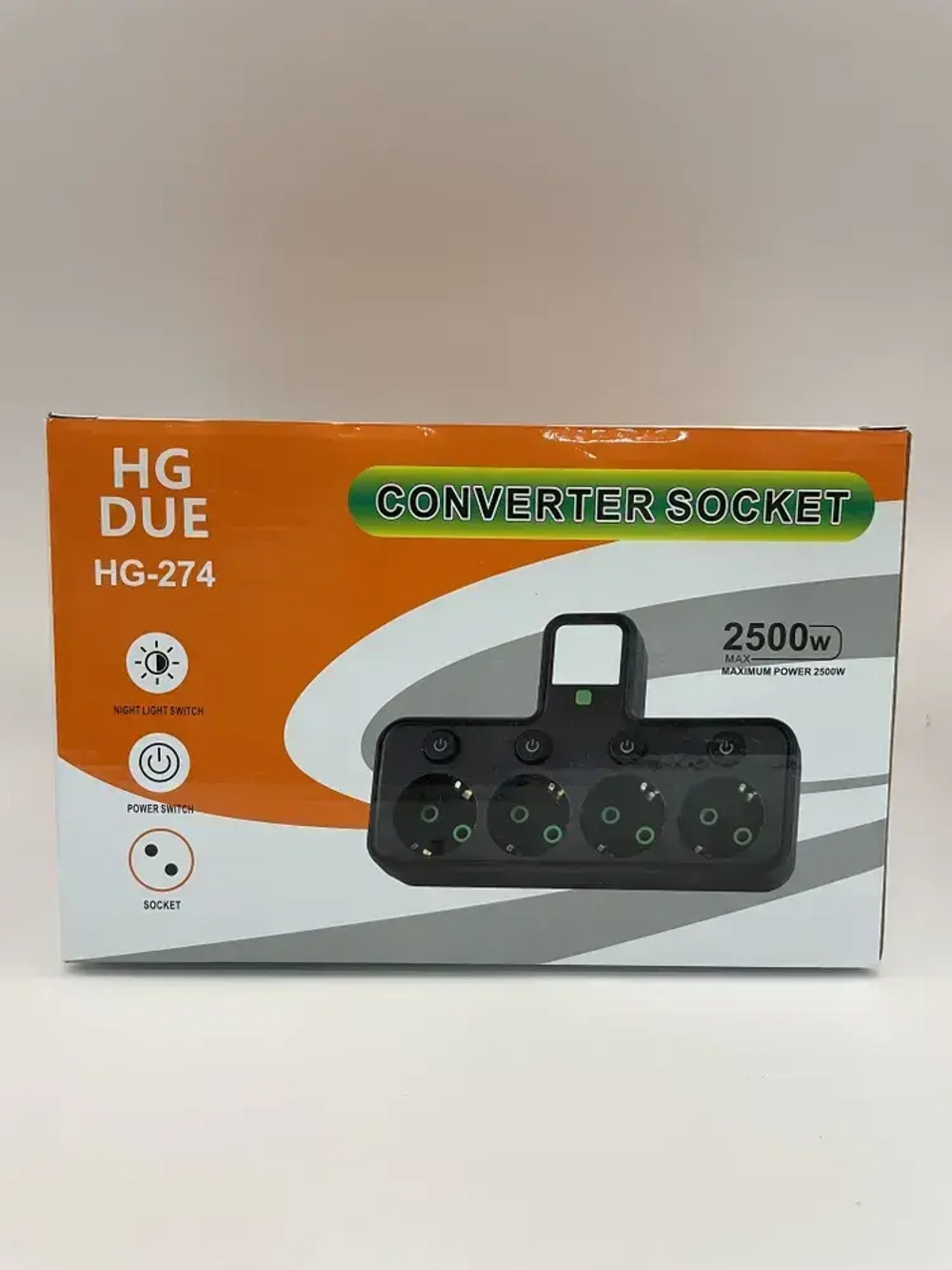 Разветвитель/Тройник, 4 розетки