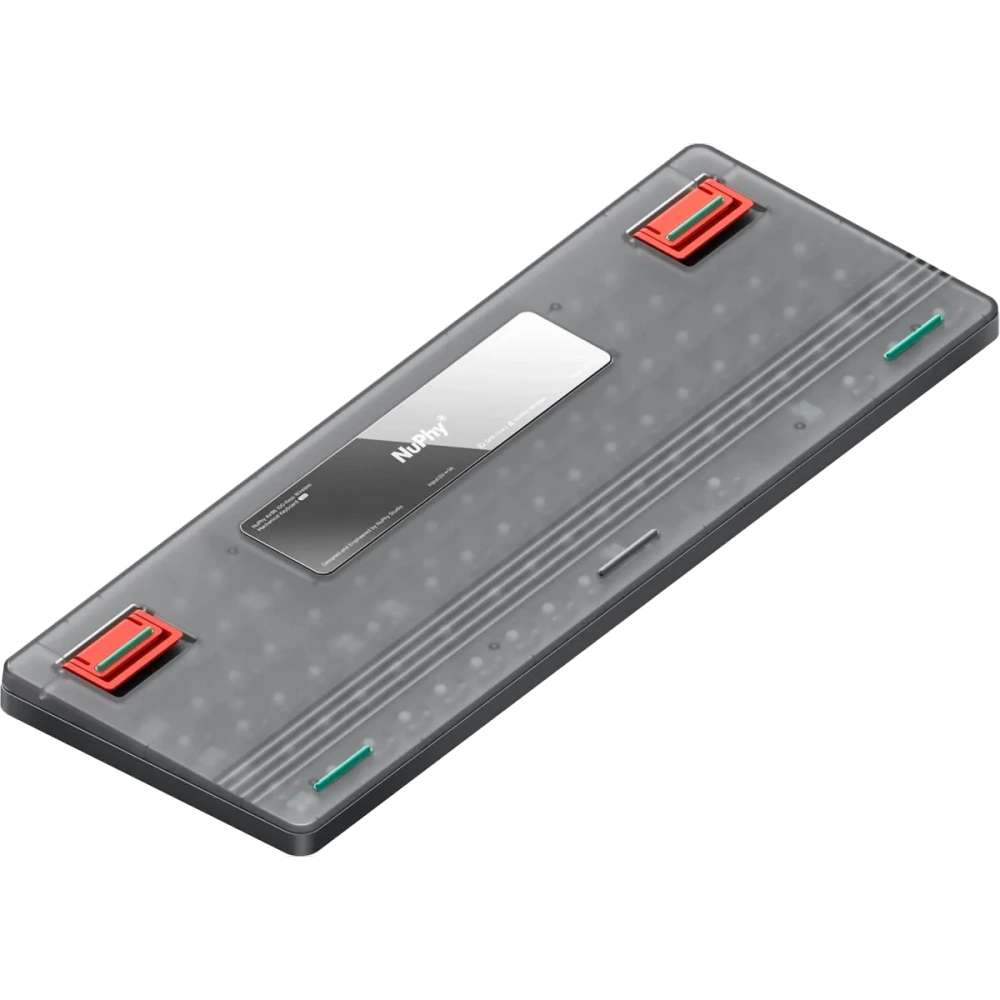 Беспроводная механическая клавиатура QMK Nuphy AIR96v2 Lunar Gray, RGB, Hot Swap, Red Switch (AIR96v2-LG-1)
