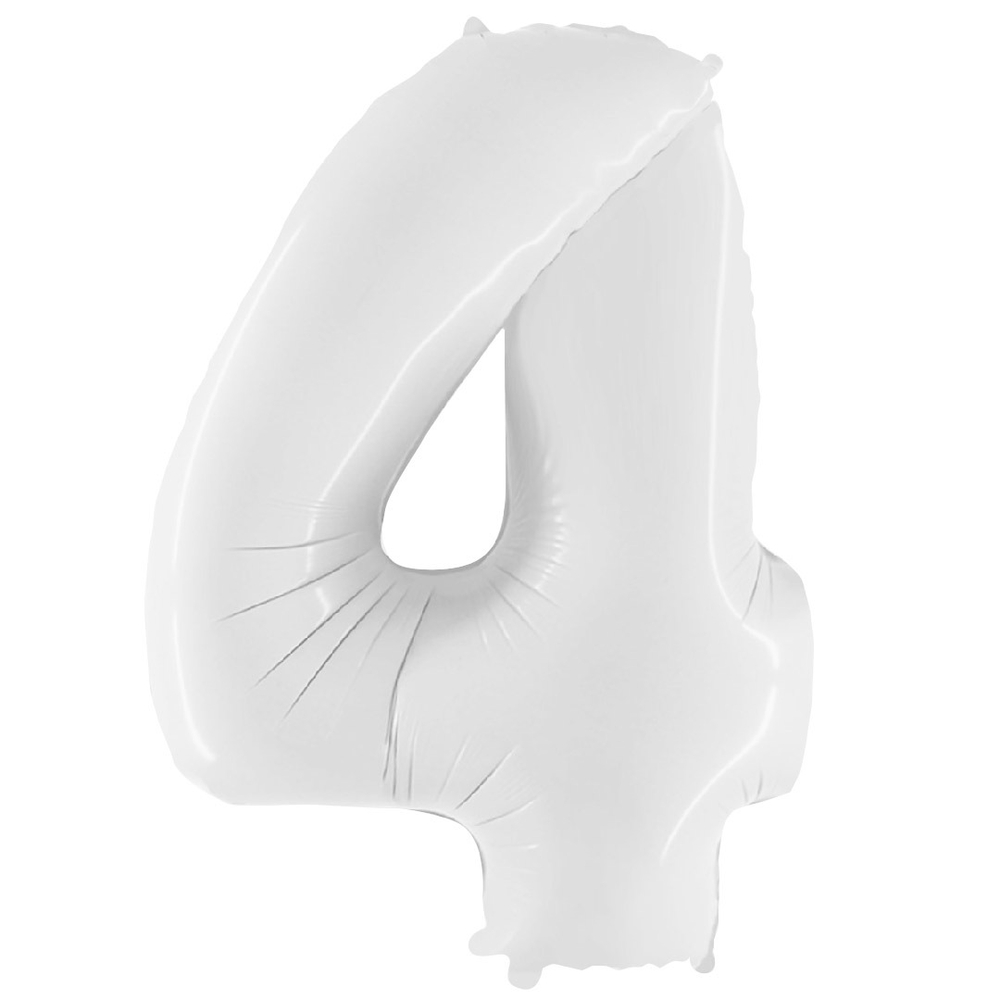 Шар Цифра Белая