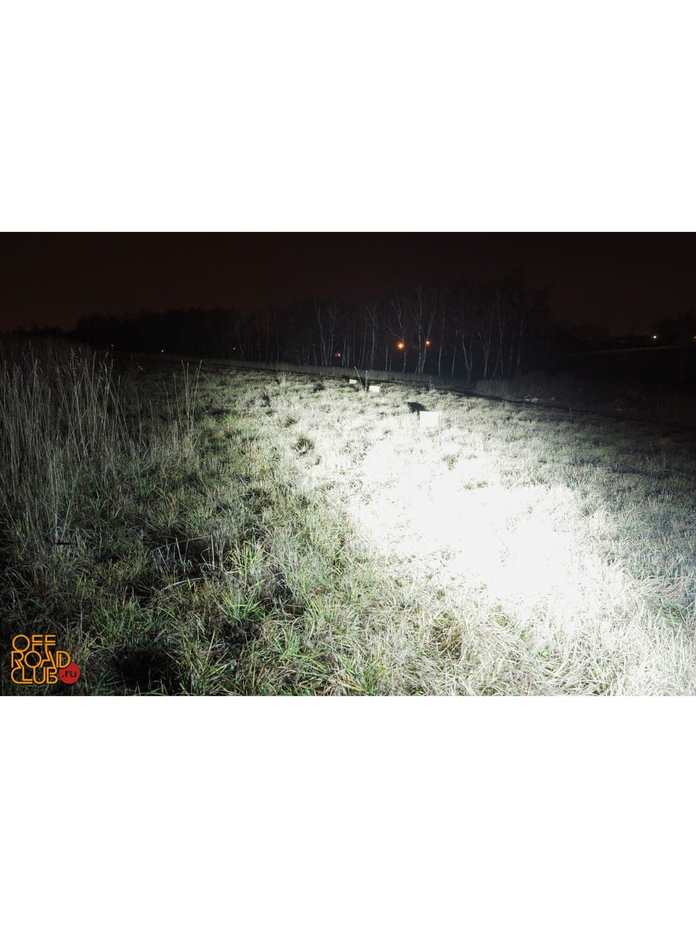 Светодиодная фара водительского света РИФ 524 мм 120W LED